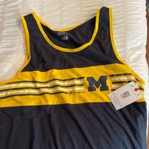 NWT: UofM Champion-brand Men’s Tank Top